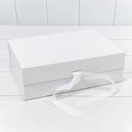 Коробка Прямоугольная 28,2*20*9,2 складная на магнитах Белый 1/48 Арт: 721226/417 - Коробка Прямоугольная 28,2*20*9,2 складная на магнитах Белый 1/48 Арт: 721226/417