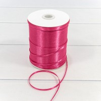 Лента Атласная Сатин (бобина) 0,3см*870ярд Малиновый-72 1/40 Арт: 595-03/72