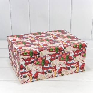 Коробки Прямоугольные Набор 1/10 34*26*15,3 "Новый год"-3089 1/6 Арт: 730604/3088