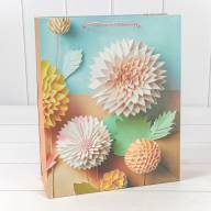 Пакет подарочный с блёстками "Цветы" (микс 261) 26*32*10 210г 1/20 1/240 Арт: 000261C - Пакет подарочный с блёстками "Цветы" (микс 261) 26*32*10 210г 1/20 1/240 Арт: 000261C