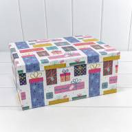 Коробки Прямоугольные Набор 1/10 34*26*15,3 &quot;Подарки&quot; 1/6 Арт: 721604/2231 - Коробки Прямоугольные Набор 1/10 34*26*15,3 "Подарки" 1/6 Арт: 721604/2231