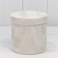 Коробки Цилиндр Набор 1/3 18*17 "Бархатный" Белый 1/12 Арт: 720112/132