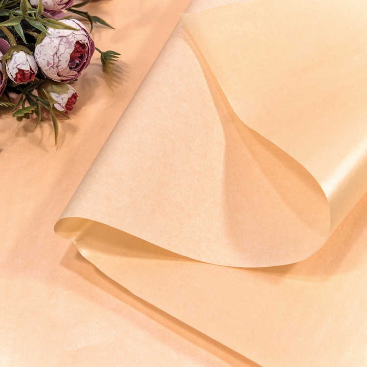 Бумага в листах "Тишью" Водостойкая 50*70 (20 шт.) 38г Оранжево-персиковый 1/100 Арт: 0001102/29