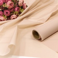 Плёнка 0,58*10м ламинированная "Тишью" 23мкм Серо-розовый 1/30 Арт: 1665/4755