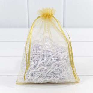 Мешочки из органзы 14*20 Золотой 1/100 1/3000 Арт: 000801-7G