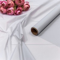 Плёнка 0,58*10м ламинированная "Тишью" 23мкм Серо-голубой 1/30 Арт: 1665/6086