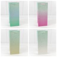 Пакет подарочный "Градиент" с блестящими вкраплениями (микс) 14*35*14 230г 1/20 1/240 Арт: 000196M - Пакет подарочный "Градиент" с блестящими вкраплениями (микс) 14*35*14 230г 1/20 1/240 Арт: 000196M