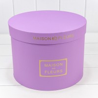 Коробки Круглые Набор 1/5 30*22,5 "Maison des Fleurs" Сиреневый 1/4 Арт: 7219006/1537