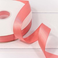 Лента Атласная Полиэстер класс А 2,5см*100ярд Персиковый 1/13 1/52 Арт: 556-25/238