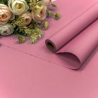 Плёнка 0,58*10м 255г матовая "Корейская" 55мкм Розовый-230 1/30 Арт: 1638/230G