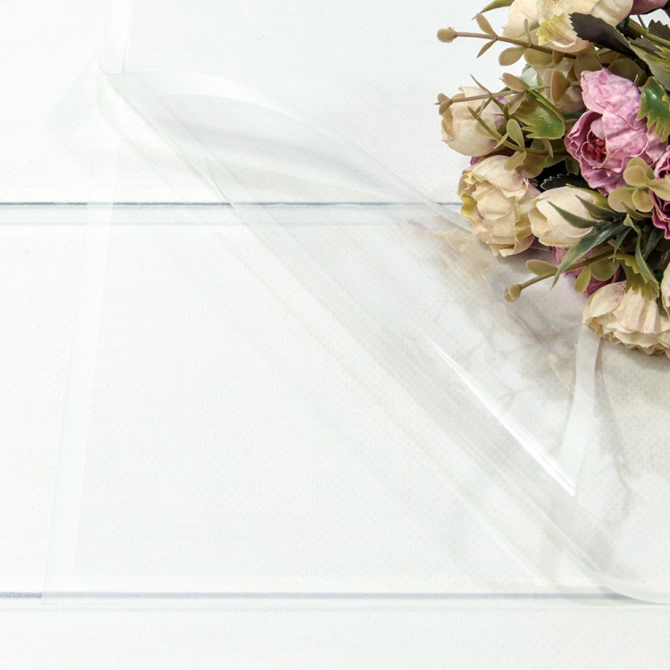 Плёнка в листах 55*55 (20 шт.) глянцевая с цветной рамкой 50мкм Белый 1/60 Арт: 1633/1