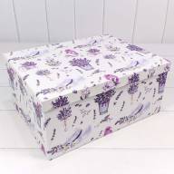 Коробки Прямоугольные Набор 1/10 34*26*15,3 "Лаванда на белом фоне" 1/6 Арт: 721604/1832 - Коробки Прямоугольные Набор 1/10 34*26*15,3 "Лаванда на белом фоне" 1/6 Арт: 721604/1832