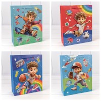 Пакет подарочный с 3D аппликацией "Детский" (микс 267) 26*32*10 210г 1/20 1/240 Арт: 000267C