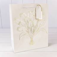 Пакет подарочный с тиснением "Букет" (микс) 26*32*12 210г 1/20 1/240 Арт: 000330C - Пакет подарочный с тиснением "Букет" (микс) 26*32*12 210г 1/20 1/240 Арт: 000330C