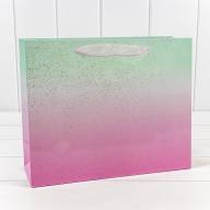 Пакет подарочный "Градиент" с блестящими вкраплениями (микс) 32*26*11 230г 1/20 1/240 Арт: 000196CA - Пакет подарочный "Градиент" с блестящими вкраплениями (микс) 32*26*11 230г 1/20 1/240 Арт: 000196CA