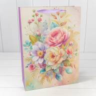 Пакет подарочный "Цветы" (микс 225) 30*41,5*12 210г 1/20 1/80 Арт: 000225A - Пакет подарочный "Цветы" (микс 225) 30*41,5*12 210г 1/20 1/80 Арт: 000225A