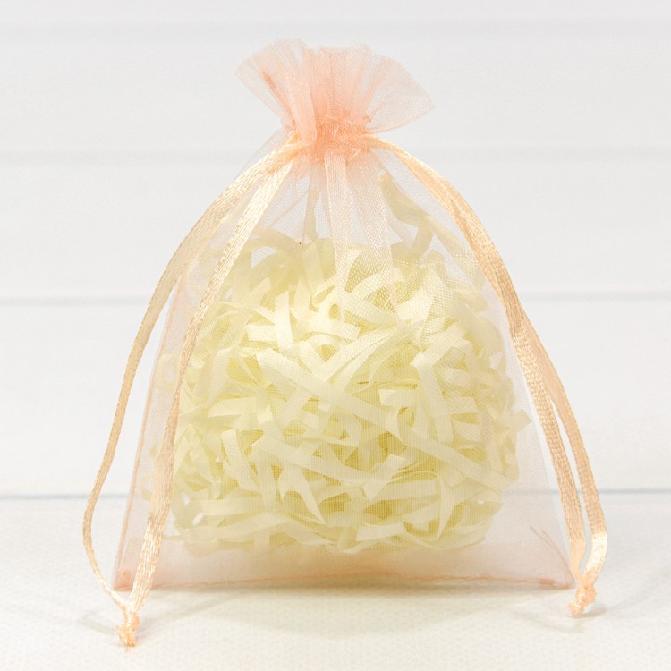 Мешочки из органзы 9*12 Персиковый 1/100 1/5000 Арт: 000801-17I