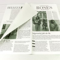 Плёнка в листах 56,5*56,5 (20 шт.) матовая "Газета ROSES" 65мкм Белый 1/60 Арт: 1614/2