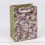 Пакет подарочный &quot;Цветы&quot; (микс) 8*11*5 1/20 1/800 Арт: 00019I - Пакет подарочный "Цветы" (микс) 8*11*5 1/20 1/800 Арт: 00019I