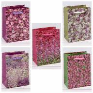 Пакет подарочный &quot;Цветы&quot; (микс) 8*11*5 1/20 1/800 Арт: 00019I - Пакет подарочный "Цветы" (микс) 8*11*5 1/20 1/800 Арт: 00019I