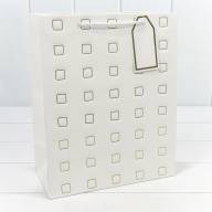 Пакет подарочный с тиснением "Квадратики" (микс) 26*32*13 210г 1/20 1/240 Арт: 000881C - Пакет подарочный с тиснением "Квадратики" (микс) 26*32*13 210г 1/20 1/240 Арт: 000881C