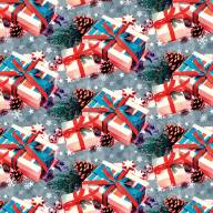 Бумага в листах 70*100 ±5% (25 шт.) 80г &quot;С Новым годом&quot; (микс 120) 1/10 Арт: 000402/120 - Бумага в листах 70*100 ±5% (25 шт.) 80г "С Новым годом" (микс 120) 1/10 Арт: 000402/120