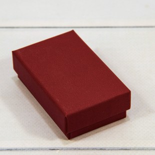 Коробка Прямоугольная 8*5*2,5 Крафт Винный 1/24 1/360 Арт: 62267/8